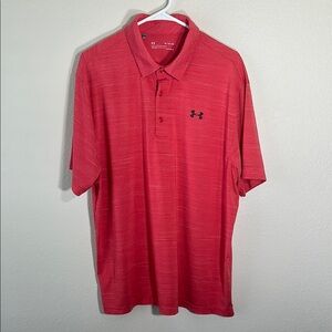 Under Armour Red Performance Polo Shirt